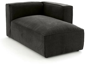 Modulaire longchair getextureerde stof, Seven