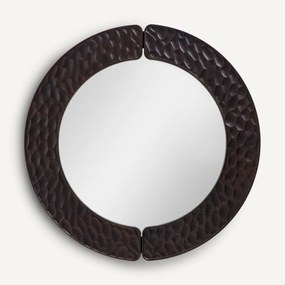 Ronde spiegel met gefreesde afwerking diameter 100 cm Kuchim