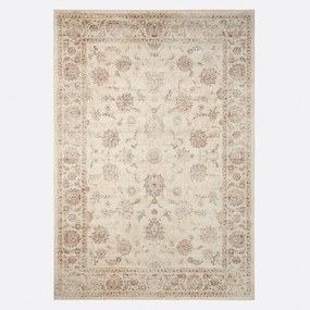 Vintage vloerkleed, bloemenpatroon, used-effect, DIONA