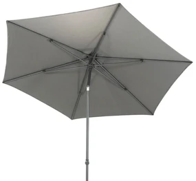 4-Seasons stokparasol Azzurro 300 cm - Mid Grey