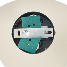 Design wandlamp beige organisch 20 cm 2-lichts - Pulley