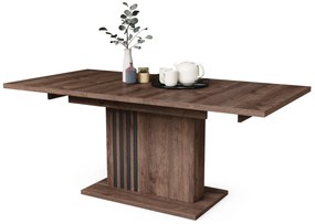 LEONEL Bruin Eik – MODERNE VOUWTAFEL TOT 180 cm!
