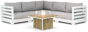 Hoek loungeset 5 personen Aluminium Wit Santika Furniture Santika Phantom