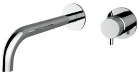 Plieger Napoli inbouw wandkraan 1 hendel met uitloop 23.8cm cold start chroom 500637PLI00CR