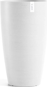 Ecopots bloempot Stockholm High 60- Rond - Pure White - Diameter 35 x H60 cm