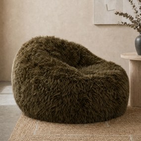 Harig Fauteuil Groen