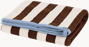 Gestreepte katoenen badhanddoek Gobo