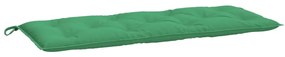 vidaXL Tuinbankkussen 120x50x7 cm stof groen