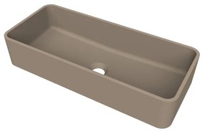 Arcqua Case waskom - rechthoek - 60x26cm - mat truffel WAS806219