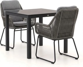 Diningset Intenso | 2 personen | Tuinset kunststof | 3-delig | Kees Smit Tuinmeubelen