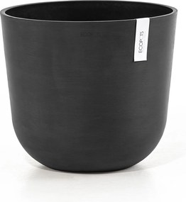 Ecopots bloempot Oslo 35 - Rond - Dark Grey - Diameter 35 x H30,5 cm