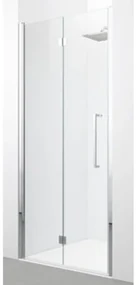 Novellini Young 2.0 1BS vouwdeur voor nis 97/101x200cm links matchroom/satin y21bs97s-4b
