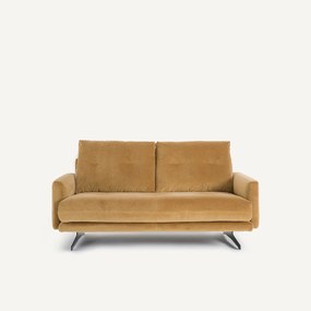 2-zitsbank in linnen fluweel, DELICATO