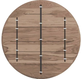 Goossens Excellent Eettafel Kopenhagen, Rond 110 x 110 cm