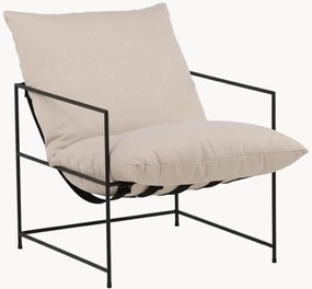 Linnen fauteuil Sedalia