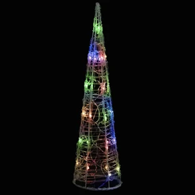 vidaXL Lichtkegel decoratief LED meerkleurig 60 cm acryl