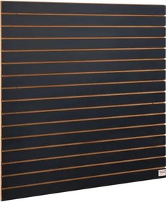 VEVOR Set van 2 Wandpanelen Gereedschapswand 129,1x129,1cm Wandpaneel MDF Gereedschapshouder Organizer, Slat Wall Slatwall Pegboard Wandmontage Ideaal voor Werkplaats Magazijn Kelder Werkbank Garage