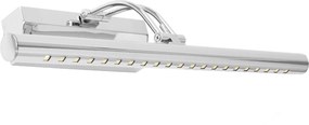 Wandlamp, azuurblauwe LED boven een spiegel 5W 40CM APP364-1W CHROME