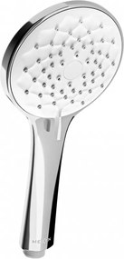 Mexen R-74 3-functie douchekop, chroom/wit - 79574-00