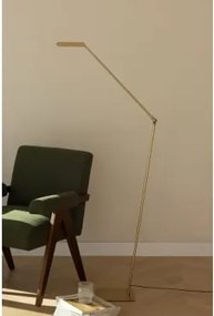 Valtyn Led Vloerlamp Van Metaal Goud - Sklum