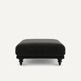 Voetenbank van fluweel chenille, Lazare