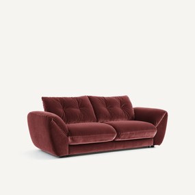 Omvormbare 3-zitsbank van fluweel Edgar