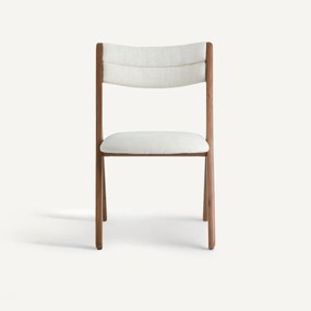 Notenhouten stoel, Camminata, ontwerp Emmanuel Gallina