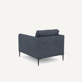 Fauteuil in katoen en linnen Oscar design E. Gallina