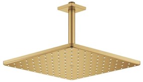 GROHE Rainshower SmartActive 310 Cube Hoofddouche - 31x31cm - 1 straalsoort - plafondarm 14.2cm - geborsteld cool sunrise 26566gn0