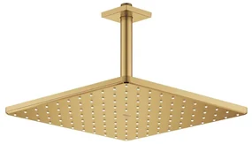 GROHE Rainshower SmartActive 310 Cube Hoofddouche - 31x31cm - 1 straalsoort - plafondarm 14.2cm - geborsteld cool sunrise 26566gn0