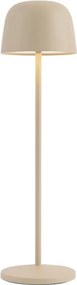 Tafellamp beige incl. LED oplaadbaar met laadstation IP65 - Raika