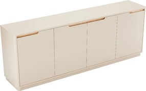 Mat Dressoir Grijsbeige 200 Cm - 200x40x75cm.