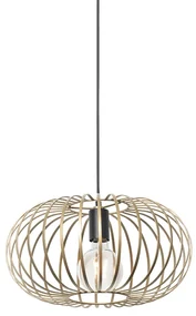 Design hanglamp messing 39cm - Johanna Design E27 rond Binnenverlichting Lamp