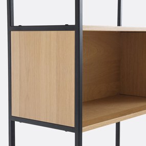 Moduleerbare etagère, 1 nis, 2 deuren, Volga