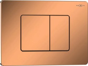 Mexen Tex 05 spoelknop roestvrij staal, glanzend roze goud - 6105-09