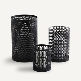 Metalen kaarshouders, Bataglia (set van 3)