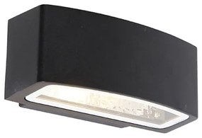 Moderne buiten wandlamp zwart IP44 - Latina