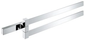 GROHE Selection Cube Handdoekhouder - 40cm - dubbel - draaibaar - chroom 40768000