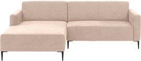 Goossens Bank Key West beige, micro leer, 2-zits, modern design