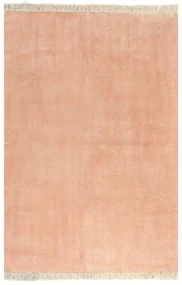 vidaXL Kelim vloerkleed 160x230 cm katoen roze