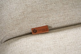 Stoel en Bank Loungeset 5 personen Rope Taupe  Santika Furniture Santika