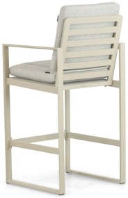 Barstoel Aluminium Taupe-naturel-bruin Lifestyle Garden Furniture Nuno