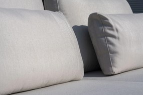 Flow Yavi daybed Island Graumel chalk All Weather loungeset Beige Sunbrella ligbed  outdoor textiel - weerbestendig