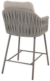 Taste by 4 Seasons Cannes barstoel terre Tuinstoel   bruin weerbestendig