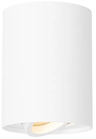 Moderne plafondspot wit draai- en kantelbaar - Rondoo up