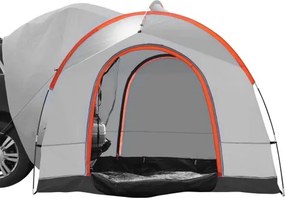 VEVOR daktent bus luifel 240 x 240 x 230 cm, autotent achterklep incl. dubbellaagse tent PU2000 mm daktent autodaktent waterdicht, geschikt voor kamperen, avontuur, stijgen, picknick etc.