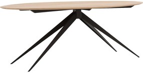 Goossens Excellent Eettafel Uniek, Ovaal 180 x 110 cm