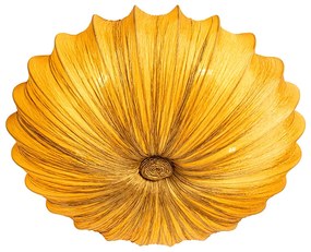 Japandi plafondlamp goud 60cm 5-lichts - Plu