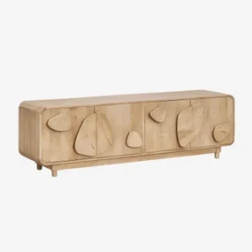 Joel Mangohouten Tv-kast 180x40 Cm Mangohout - Sklum