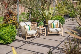 Garden Impressions Talara stoel loungeset 3-delig - Zand